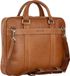 LEONHARD HEYDEN Leren business tas met laptopvak Bergamo RV-Aktenmappe 1 Fach 6850 Hellbraun Lichtbruin