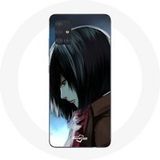 Maniacase Hoesje voor Samsung Galaxy A51 5G Mikasa Ackerman Aanval van de Titanen Manga Anime