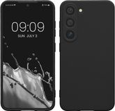 kwmobile telefoonhoesje geschikt voor Samsung Galaxy S23 - Hoesje voor smartphone - Precisie camera uitsnede - In zwart