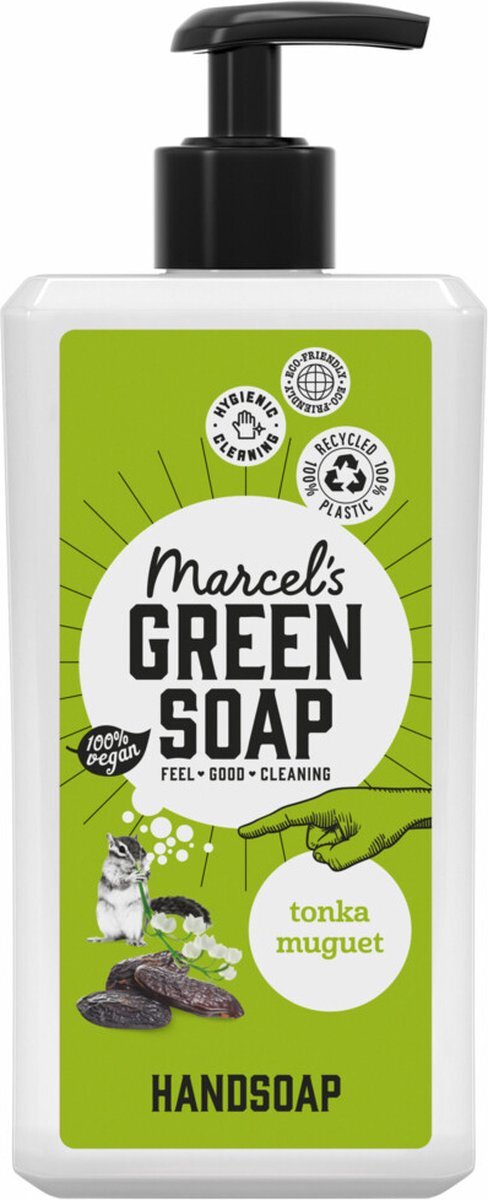 Marcels Green Soap Handzeep Tonka & Muguet - 6 x 500 ml