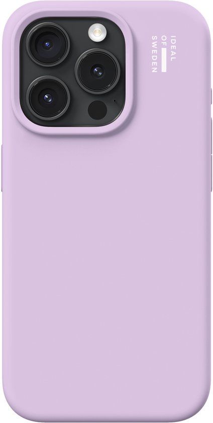 iDeal of Sweden Silicone Case geschikt voor MagSafe geschikt voor iPhone 15 Pro - Lavender Milk