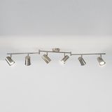 HOFTRONIC Riga RVS LED Plafondlamp 6 Spots GU10 4000K Neutraal Wit