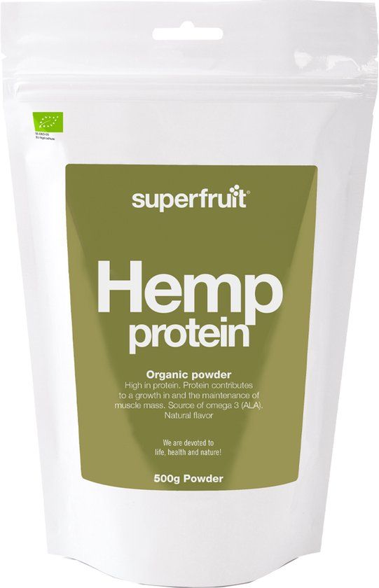 Superfruit - Biologisch Hennep proteïne poeder (500g)