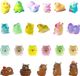 Pièces de capybara baignant ornements - Ensemble de 23