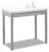 Table de cuisine pliable, métal, 90x50 cm, rouge