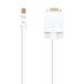 Converterkabel, mini DP naar HDMI, 5,0 m, wit