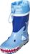 Playshoes Kinder Regenlaarzen met Trekkoord - Haai - Blauw - Maat 29