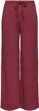 Onlerikka Only Onlerikka Hw Wide Crinkle Pant Pnt 15374557 Brick Red Dames Maat - W25 X L32