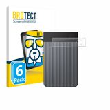 BROTECT Screenprotector 6 Stuks voor PLAUD Note Pro Beschermglas Transparant