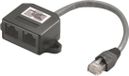 Goobay M-Cab 7000917 network splitter Zwart