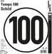 Unitec 10028 100 kmh Snelheidsplaatje, zelfklevende pvc-sticker voor aanhangers, caravans, volgens DIN 1451