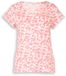 Tom Tailor - T-shirt en coton - Taille M - corail rose ginkgo minimal
