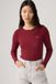 Levi's Hayes T-shirt à manches longues - Femme - XS - Rouge / Warm Cabernet