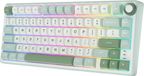 Royal Kludge RKR75 - RGB Mechanical Gaming Keyboard - Sky Cyan - Brown Switches - USB - US Layout