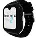 SaveFamily ICONIC PLUS 2 .connected horloge met GPS voor kinderen, WhatsApp, Spotify, AI, videogesprekken, muziek, Bluetooth, App Store, SOS, chatten, beveiligde zone (Gotham Black, Iconic Plus 2)