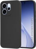 Techsuit Hoesje geschikt voor Oppo Reno15 Pro - Soft Flex Silicone Back Cover - Black
