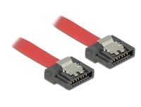 DeLOCK 0.1m 2xSATAIII - Rood