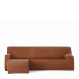Eysa Bi-elastische bankovertrek voor chaise longue, met korte arm aan de linkerkant, kleur ketel, design Harlem