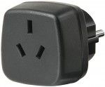Brennenstuhl Travel Adapter Australia, China - Black