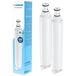 Wessper filtres à eau pour réfrigérateur – 2 pièces | Remplacement pour Fisher & Paykel, Maytag, Amana (4396701, 4396702, 2301705)