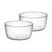 Dorre Seria Lot de 2 Saladiers en Verre Ø10 cm