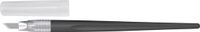 Merkloos Scalpel 132mm NT-cutter Zwart Softgrip Kunststof