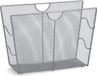Zeller Tijdschriftenrek/Houder - Zilver - 39 x 27 cm - Metaal