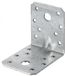 Alberts 846534 hoekanker extra sterk met rib | sendzimir verzinkt | 70 x 70 x 55 mm | Set van 48