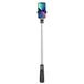 Celly Universele selfiestick met Bluetooth, verstelbaar en draagbaar statief, geïntegreerd statief, compatibel met smartphones tot 7 inch, zwart