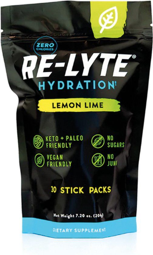 Re-Lyte Electrolyte Drink Mix Lemon Lime 30 Stick Packs