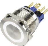 TRU COMPONENTS 1303050 GQ22S-11E/W/12V Vandalismebestendige druktoets 250 V/AC 3 A 1x uit/(aan) Moment Wit IP65 1 stuk(s)