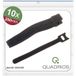 Quadrios 23CA185 Velcro cable tie For bundling Hook and loop part (l x w) 200 mm x 12 mm Black 10 piece(s)