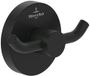 Villeroy & Boch Elements Tender dubbele handdoekhaken, rond, mat zwart
