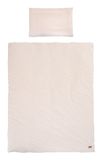 roba Kinderbeddengoed Frosty Almond 100x135 cm – 2-delige beddengoedset voor peuters, maat 100x135 cm, biologisch katoen, GOTS & OEKO-TEX 100, beige