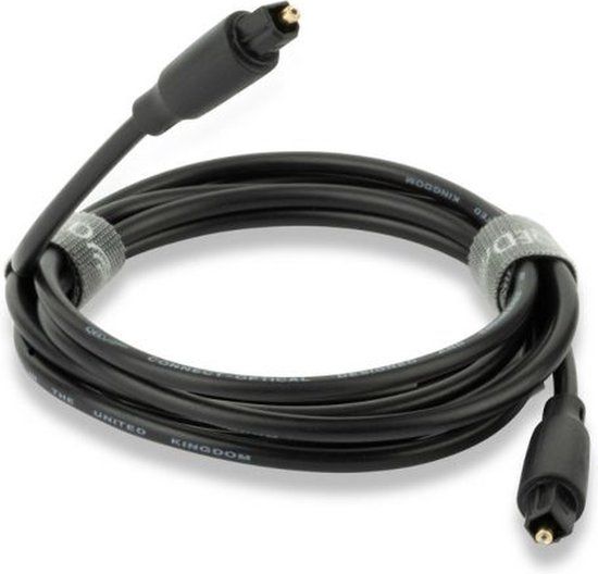 QED Connect Optical 1.5m - Toslink - Zwart