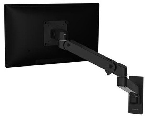 Ergotron LX Series 45-683-292 flat panel bureau steun 86,4 cm (34") Muur Zwart