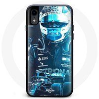 Maniacase Case voor iPhone XR Formule 1 blauw Valtteri Bottas