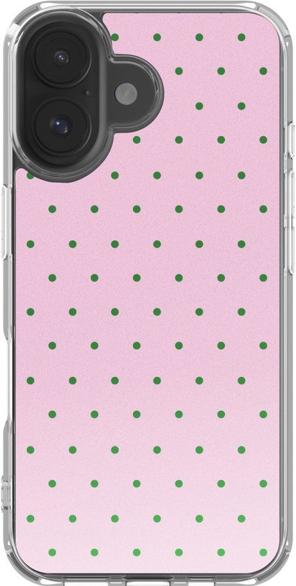imoshion Hoesje - Geschikt voor Apple iPhone 17 - Design hoesje - Happy Dots