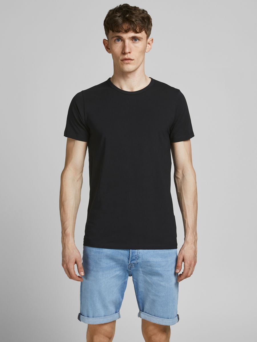 Jack & Jones BASIC O-NECK TEE S/S NOOS 12058529 T-shirt - Zwart - XXL