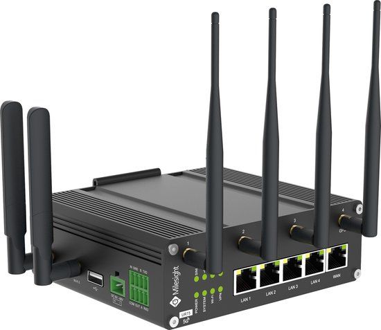 Milesight UR75-500GL-G-P-W 5G Router