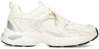 Sacha - Dames - Witte sneakers met zilverkleurige details - Maat 36