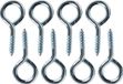Deltafix Schroefogen - 16 stuks - verzinkt metaal - 20 x 10 mm