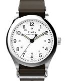 Timex Weekender New England TW2Y35800 Horloge - Leer - Bruin - Ø 39 mm