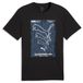 PUMA Chemise fonctionnelle bleu / noir / blanc