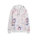 PUMA Essentials Printed Graphic hoodie voor heren L, White Glow Heather