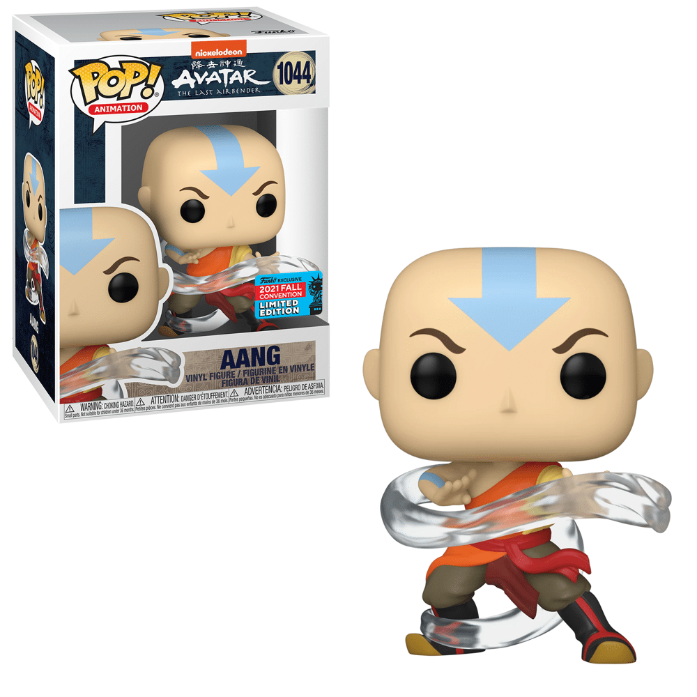 Funko Pop 2021 Fall Convention Exclusive Aang Avatar The Last Air Bender #1044