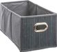 5five Opbergmand/kastmand - Grijs - Polyester - 15 x 14 x 31 cm - 6.5 liter
