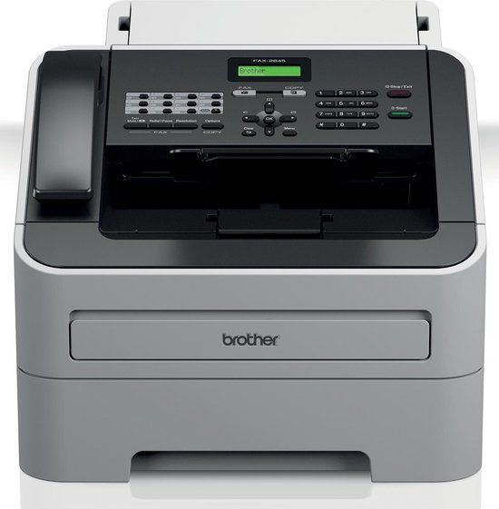 Brother FAX-2845 Laser Fax Machine - 33.6 Kbit/s, 300 x 600 DPI, A4, Black & White
