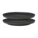 Rosendahl Assiette en mélamine Grand Cru Take Ø26 cm Lot de 2 Gris