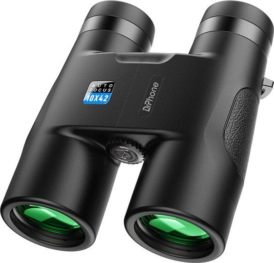 DrPhone APL11 - 10x42 Verrekijker - AutoFocus - Volledig Multi Coated - BAK4 - Zwart